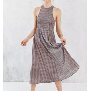 Kimchi Blue Smocked Bodice Midi Dress